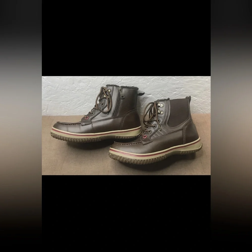 Excellent Pajar Grainger Men's 9-9.5 Boots Brown Leather Waterproof Insulated